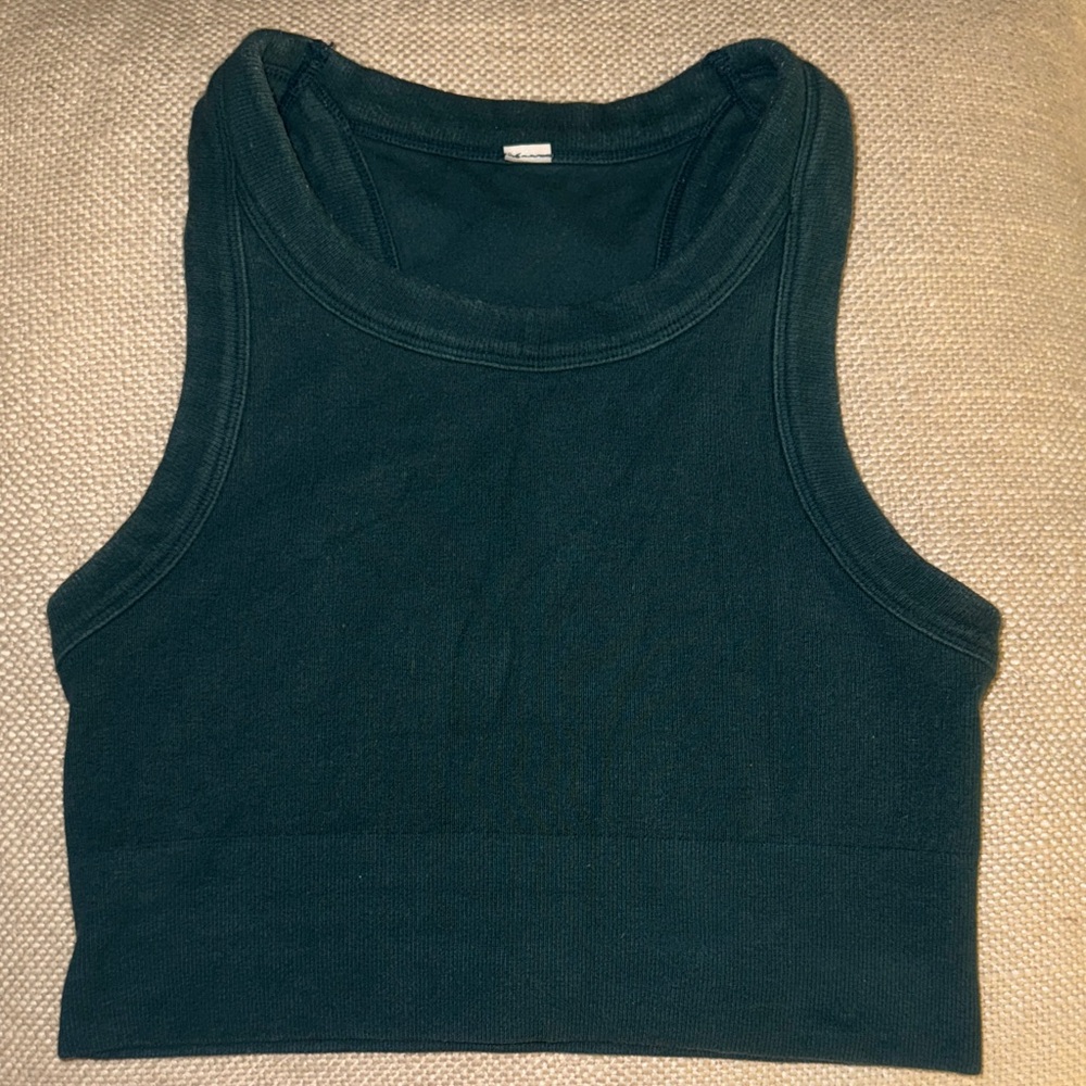 ALO Yoga Forest Green Tank Top